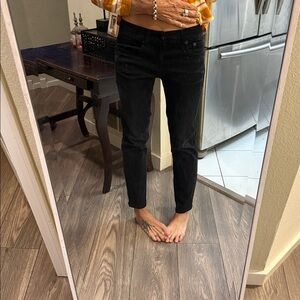 R13 grunge Black Women's Jeans size 24 relaxed skinny